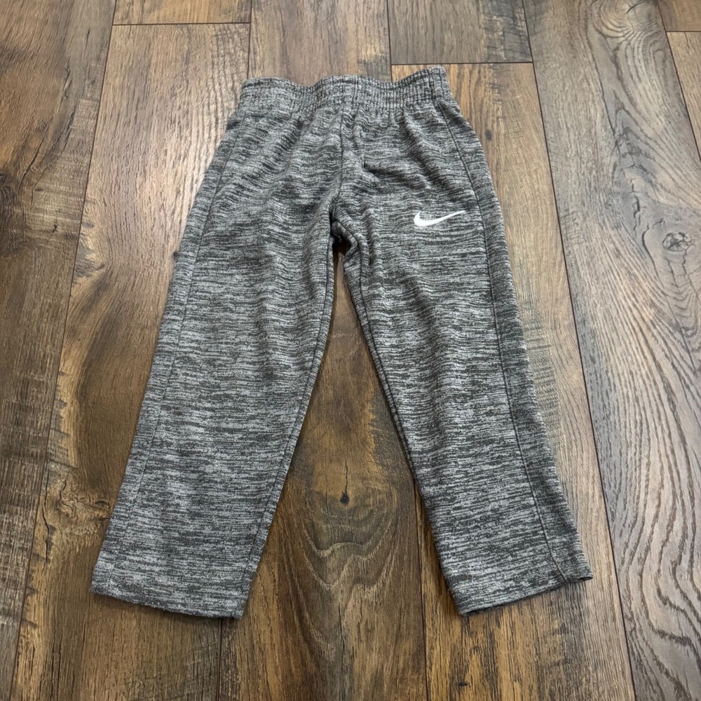 Nike Toddler Boys Therma-FIT Grey Fleece Jogger Sweatpants Size 4 XS‎ 3-4 Years